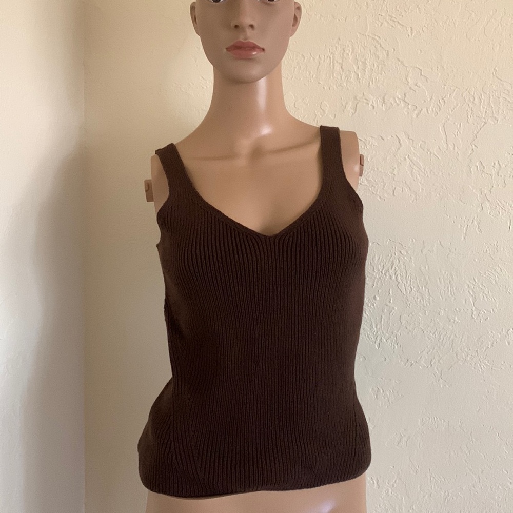 Sweater tank Old Navy Brown XS